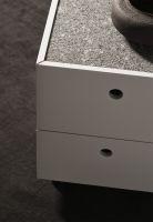 Столешница для тумбы Cielo Luisa из камня/стекла LUPIM/LUPIV 30х36 см схема 3