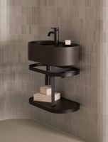 Накладная/подвесная овальная раковина Cielo Les Petites LPLAO46/LPLAO46SF 46х30х17 см схема 9