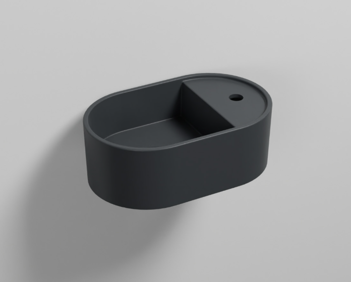 Накладная/подвесная овальная раковина Cielo Les Petites LPLAO46/LPLAO46SF 46х30х17 см ФОТО