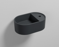 Накладная/подвесная овальная раковина Cielo Les Petites LPLAO46/LPLAO46SF 46х30х17 см схема 3