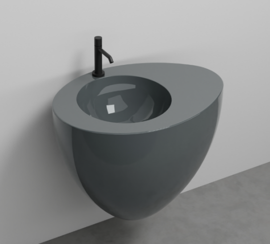 Раковина подвесная Cielo Le Giare LGLS70TR/LGLS70TRSF с переливом 70х56х59 см схема 3 Раковина подвесная Cielo Le Giare LGLS70TR/LGLS70TRSF с переливом 70х56х59 см схема 3