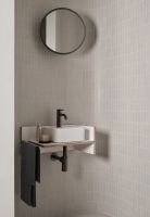 Полотенцедержатель настенный Cielo Theo THPL55 длина 55 см схема 2