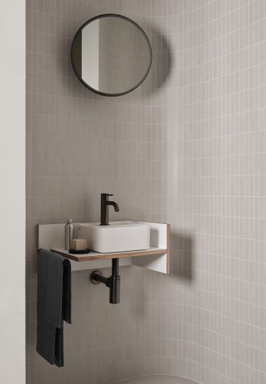 Полотенцедержатель настенный Cielo Theo THPL55 длина 55 см схема 2