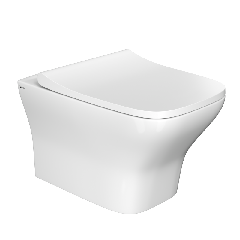 Подвесной унитаз VitrA Zentrum Square безободковый SmoothFlush белый 7484B003-0075