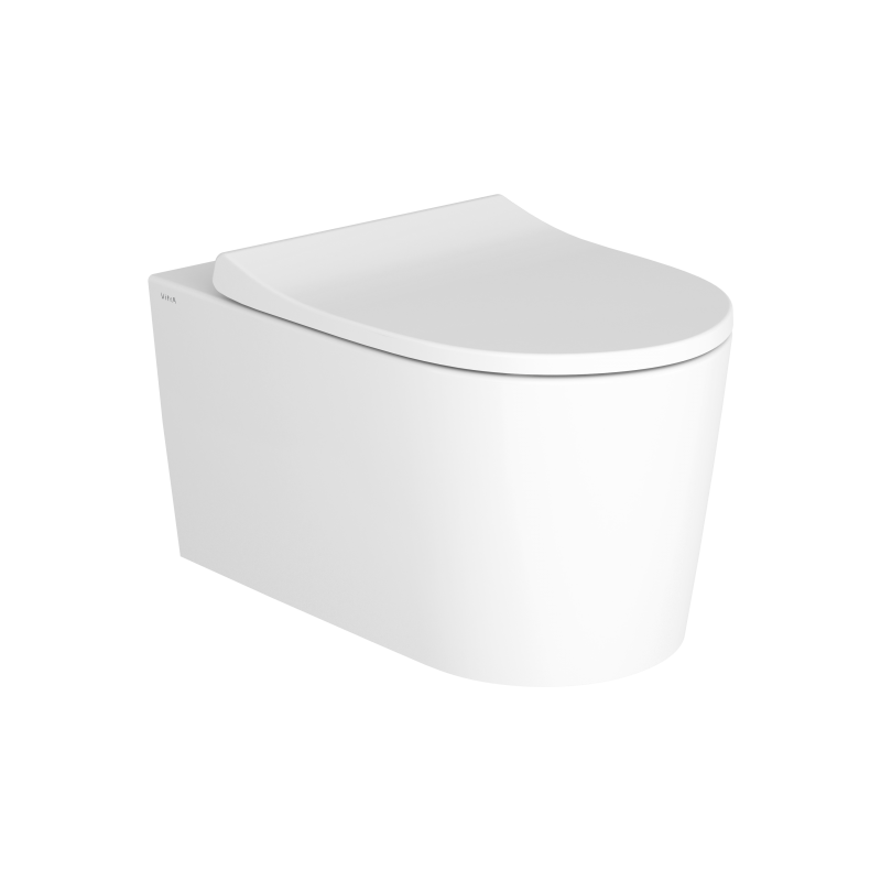 Подвесной унитаз VitrA Nest безободковый QuantumFlush белый 7870B403-0075