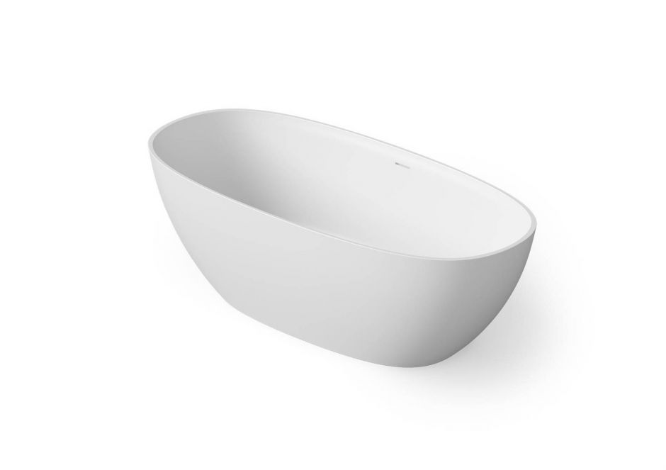 Ванна Dea Design Edge DD8928 1700 18 овальная со сливом по центру 170x78xh56 см White №18