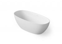 Ванна Dea Design Edge DD8928 1700 18 овальная со сливом по центру 170x78xh56 см White №18 схема 1