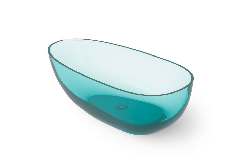 Ванна Dea Design Modern DD8608 1800 R8 180х90хh57 см овальная слив в центре Lake Water Blue R8