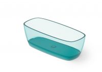 Ванна отдельностоящая Dea Design Soul DD8632 1700 R8 170x72xh56 см Lake Water Blue R8 схема 1