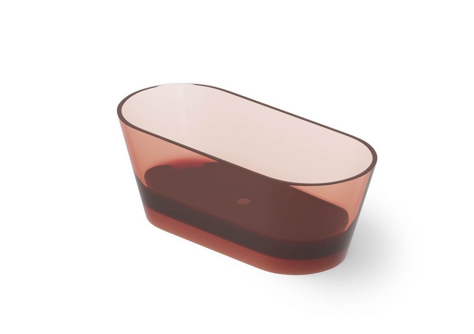 Ванна отдельностоящего монтажа Dea Design Shadow DD8606 1600 R5 160x70xh58 см Pomegranate R5