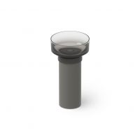 Напольный круглый умывальник Dea Design DD2023 480 R4 48x48xh90 см Smoky Black R4 схема 1