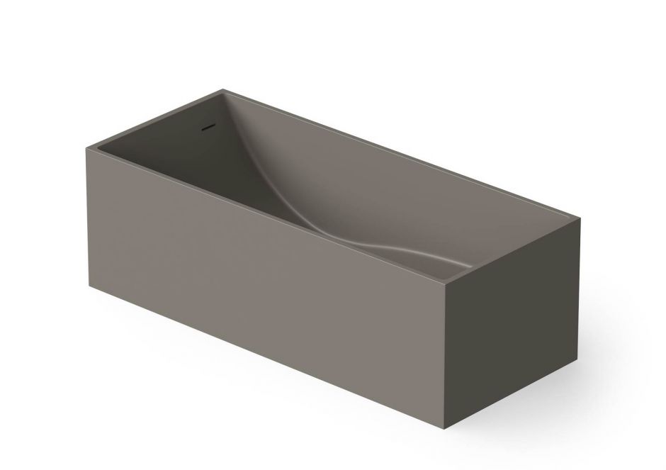 Отдельностоящая ванна Dea Design Modern DD8607 1580 3 прямоугольная 1580 158x68xh58 см Grey №3