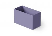 Ванна отдельностоящая Dea Design Single DD8702 1000 14 100x58xh75 см Lilac №14 схема 1