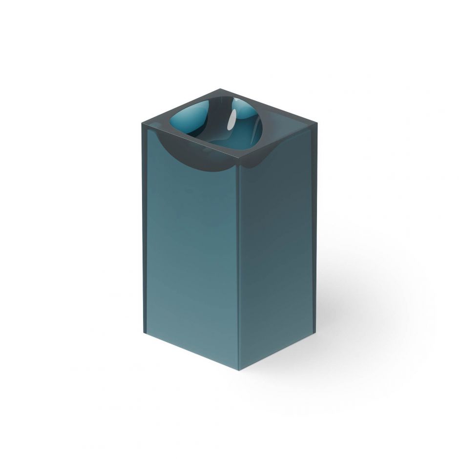 Изображение Раковина Dea Design DD2024 495 R11 49,5x45,5xh88 см квадраной формы напольная Dark Blue R11