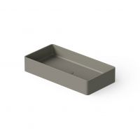 Раковина Dea Design DD9010 800 4 80x40xh14,5 см накладная настольная Light Grey №4 схема 1