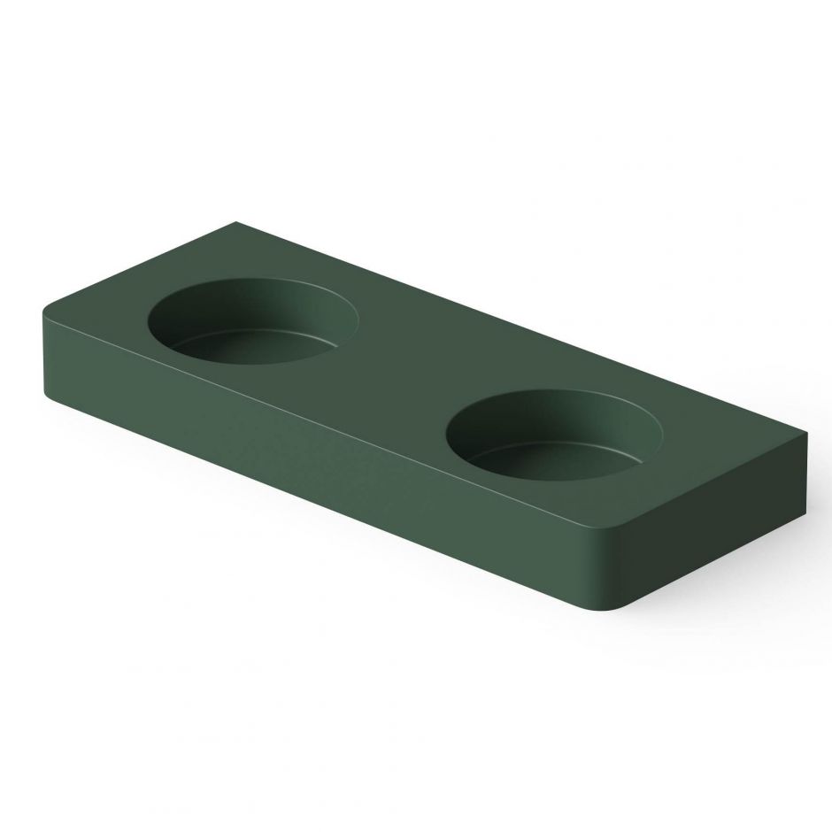 Раковина настольная Dea Design DD9081 1200 11 120x48xh14 см Dark Green №11