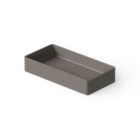 Раковина Dea Design DD9010 800 3 80x40xh14,5 см накладная настольная Grey №3 схема 1