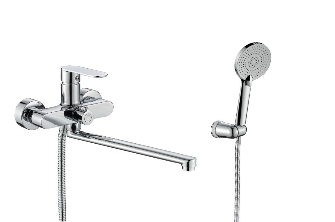 Смеситель для ванны с длинным поворотным изливом RUSH Luson (LU1630-51)