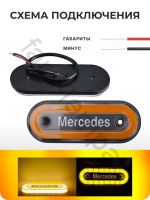Светодиодные габариты на грузовой автомобиль MERCEDES