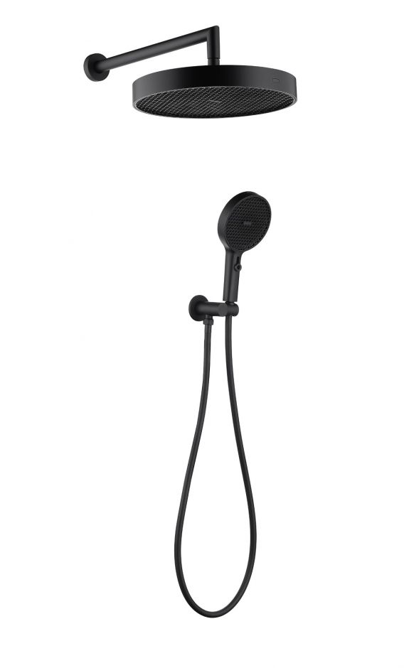 Душевой комплект Boheme Cell 427-B, черный матовый