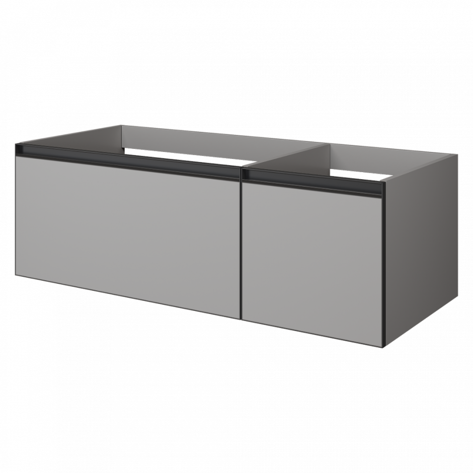 Тумба под раковину Armadi Art Quatro 790-M2-120, два блока (80+40), чаша слева ФОТО