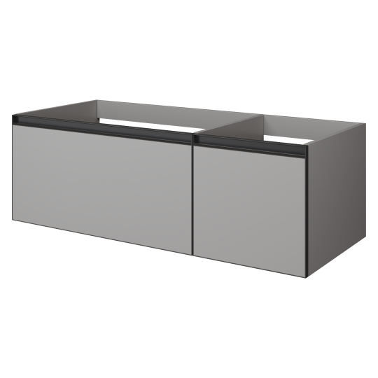 Тумба под раковину Armadi Art Quatro 790-M2-120, два блока (80+40), чаша слева схема 3