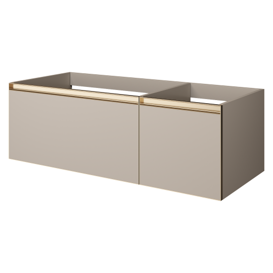 Тумба под раковину Armadi Art Quatro 790-M2-120, два блока (80+40), чаша слева схема 7