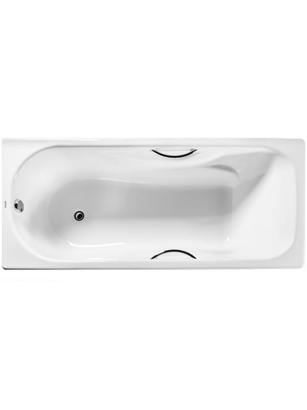 Чугунная ванна Wotte Comfort УР 1700х750х445 c отверстиями для ручек БП-э00д1476