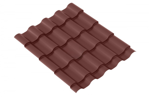 Металлочерепица Супер VERONA 0.5 Pural RAL 8017