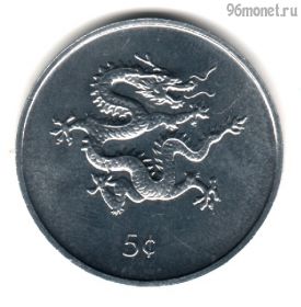 Либерия 5 центов 2000