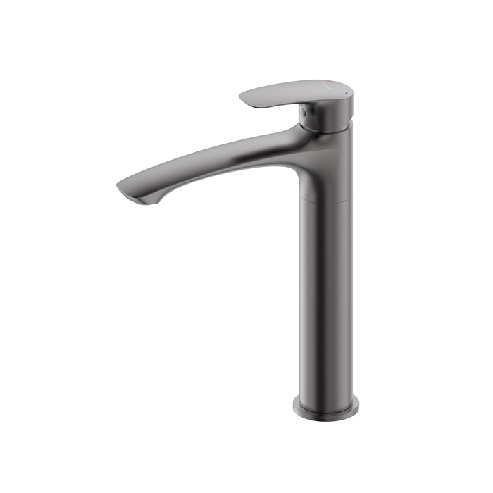 Смеситель для настольного  умывальника, графит, Rora, Milardo, RORGM01M01