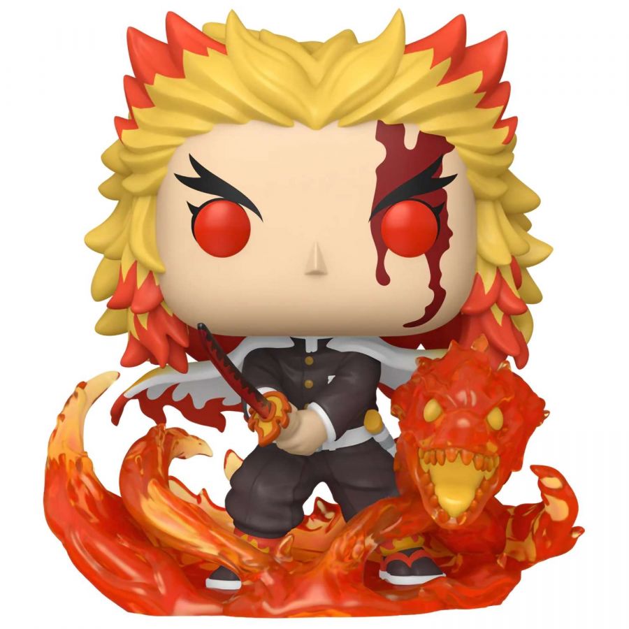 Фигурка Funko POP! Premium Demon Slayer Kyojuro - Rengoku 9th Form