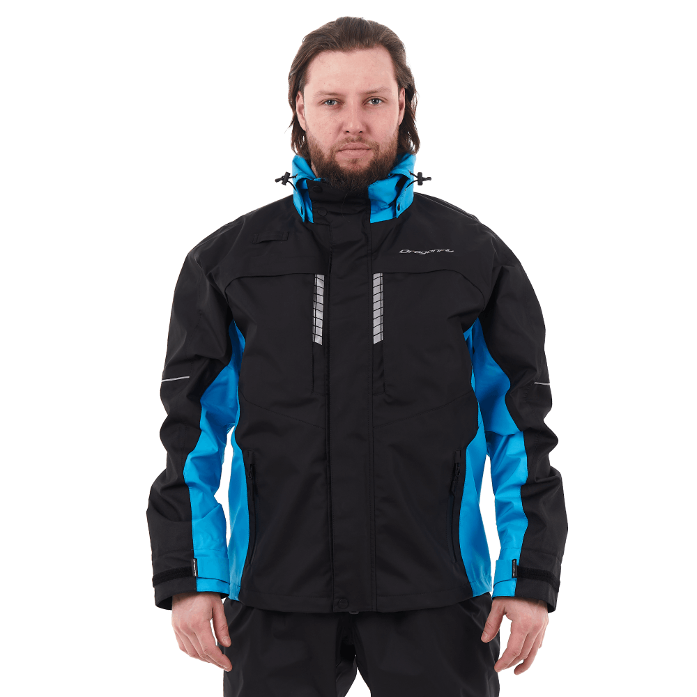 Мембранная куртка QUAD PRO Black - Blue 2023