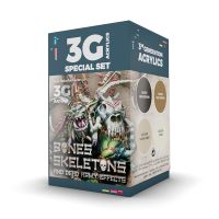 Набор красок AK Interactive Wargame Color: Bones and Skeletons