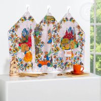 Набор полотенец из рогожки "Московские мишки" (2шт.)