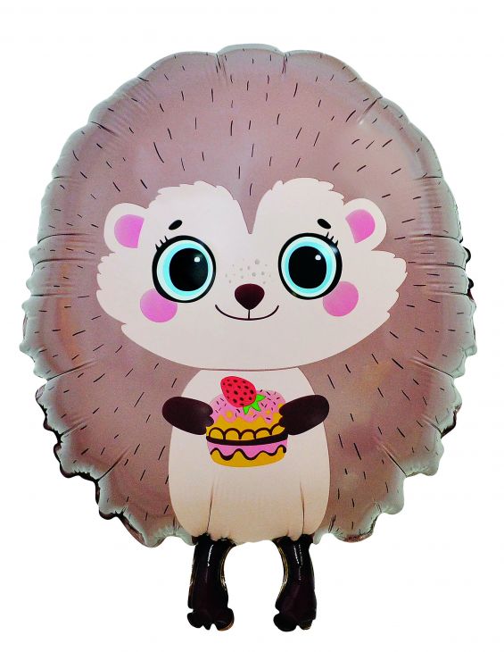 Фигура  (31''/79 см) Ежик с кексиком