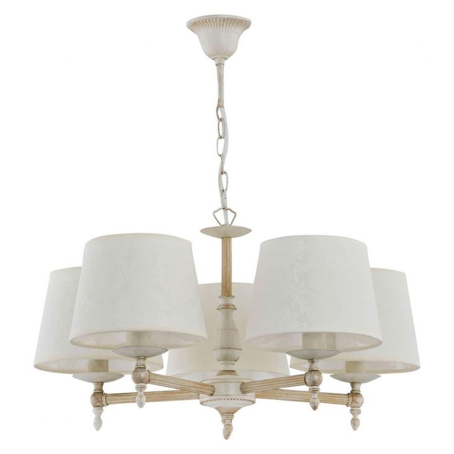 Подвесная люстра Adilux Roksana White 18535