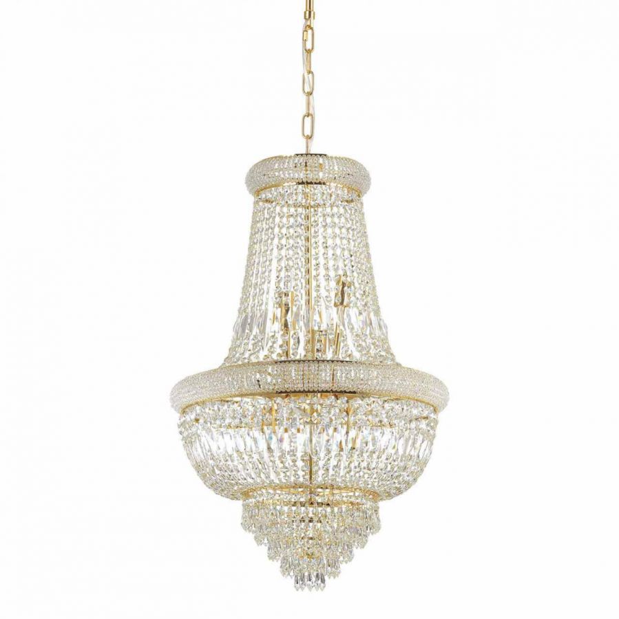 Подвесная люстра Ideal Lux Dubai SP10 Ottone 207216