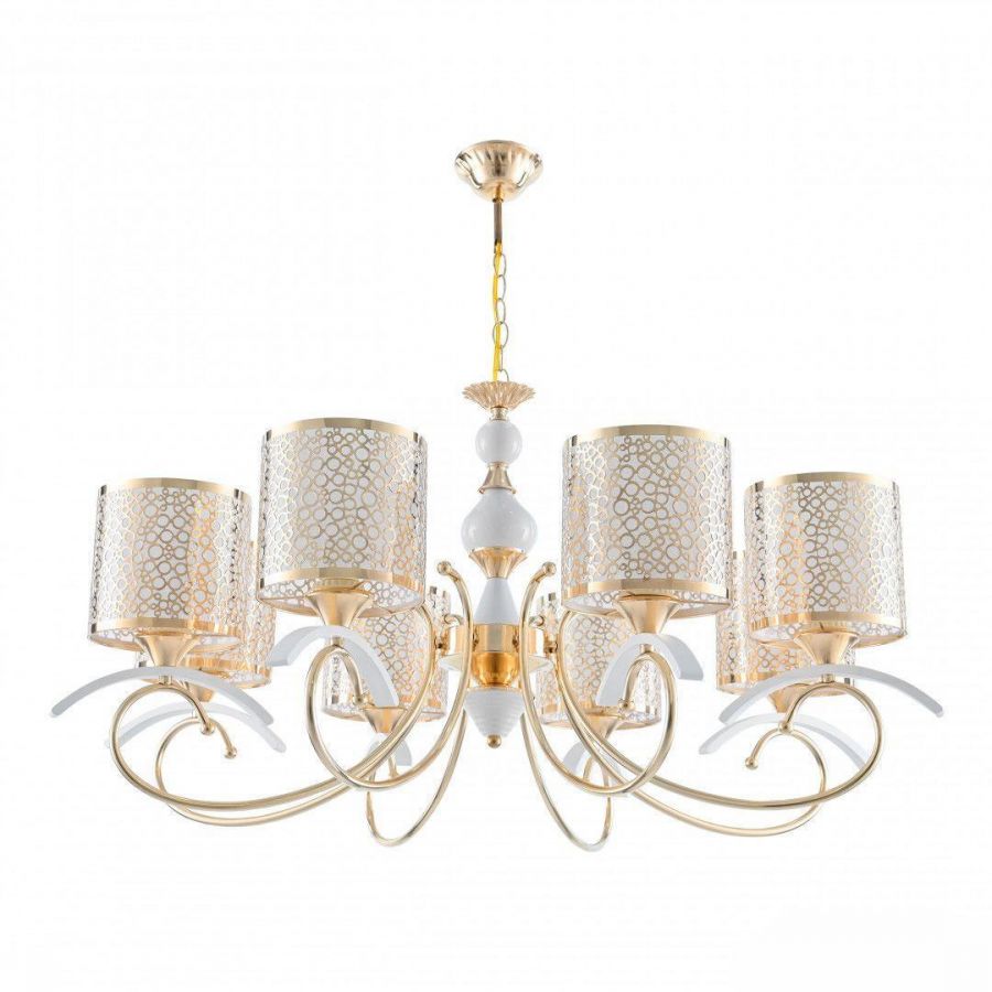 Подвесная люстра Arte Milano Florentia-9787 309787/8 Wh/Gd