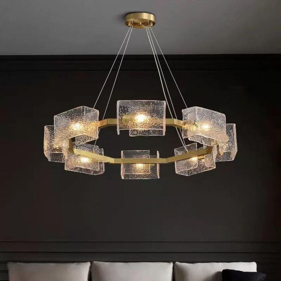 Люстра подвесная Alfa Light F3224-104 D900 E14*8