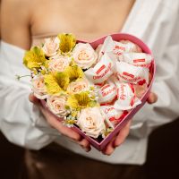 Коробка сердце размер S