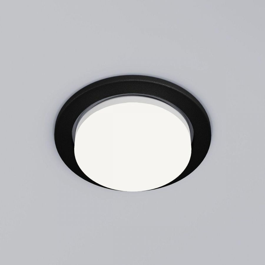 Встраиваемый светильник Elektrostandard 1035 GX53 WH черный a069360
