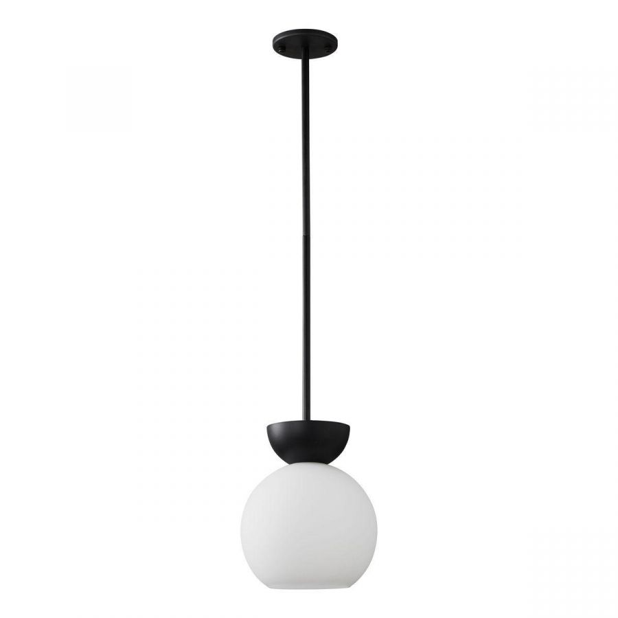 Подвесной светильник iLamp Mono P6079-1 BK+WH