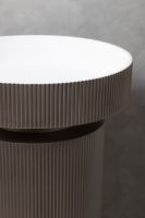 Серая напольная раковина Sole Corian 40x13 см, рифленая текстура схема 5