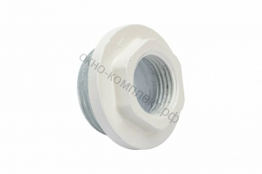 Переход для радиатора 1"х3/4 ПРАВАЯ силик/пр (белый) AQUALINK