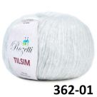 фото Пряжа TILSIM Rozetti 362-01 белый