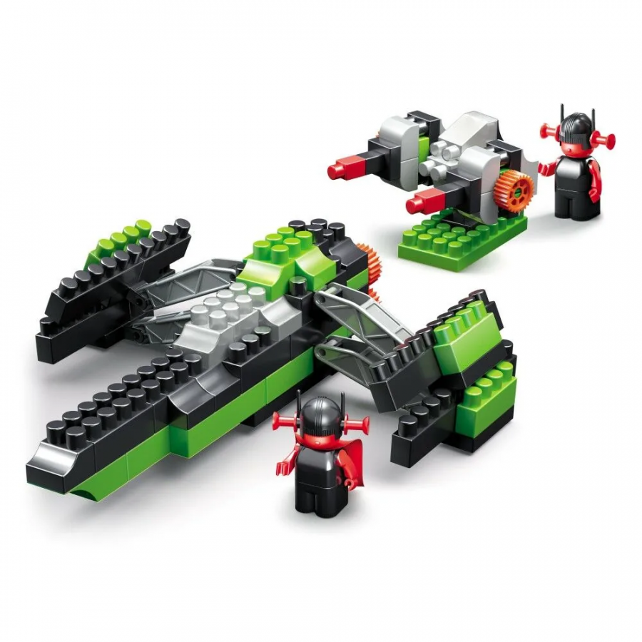 Конструктор "Космос" "Защита Марса. Истребитель и турель Блокмена"