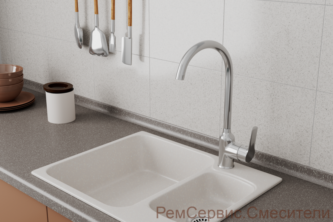 Смеситель для кухонной мойки RUSH Victoria (VI7135-23)