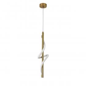 Подвесной светодиодный светильник Indigo Intreccio 14025/1P Brass V000144L