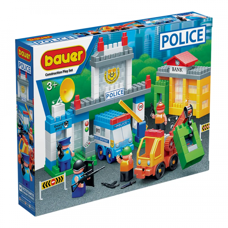 Конструктор Бауер "Полиция". Набор Ограбление банка
